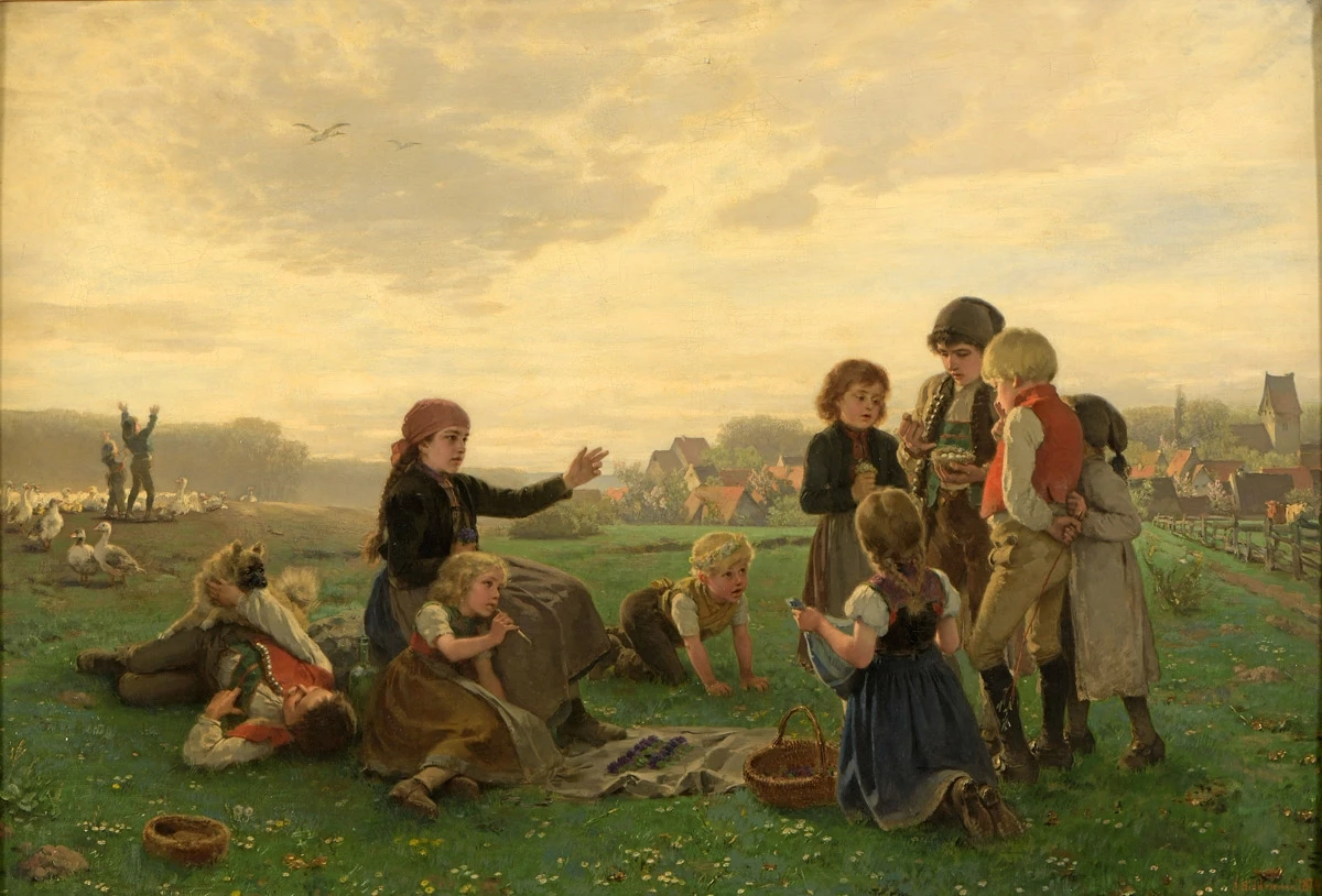 1829-Friedrich Hiddemann - Primavera